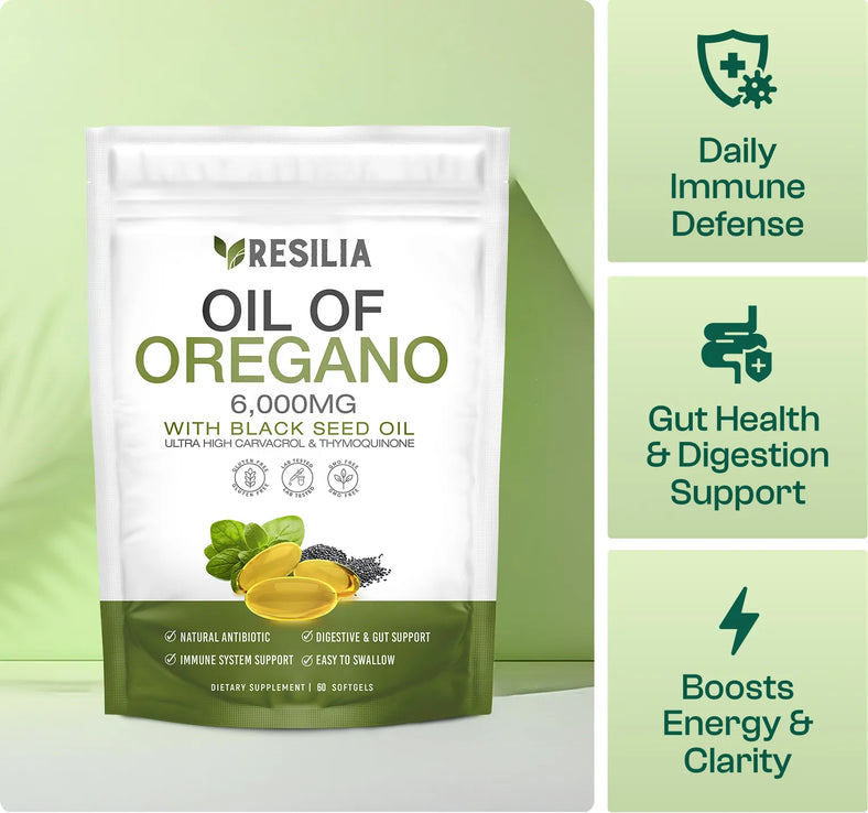 Nordvarn Oil Of Oregano Softgels front view